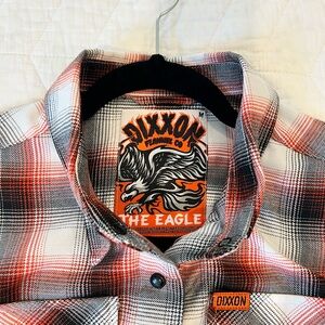 The Eagle Dixxon Womens Red Plaid Shirt